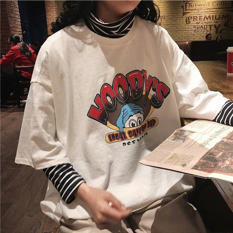 Y2k Retro T-shirts "WOODY`S"