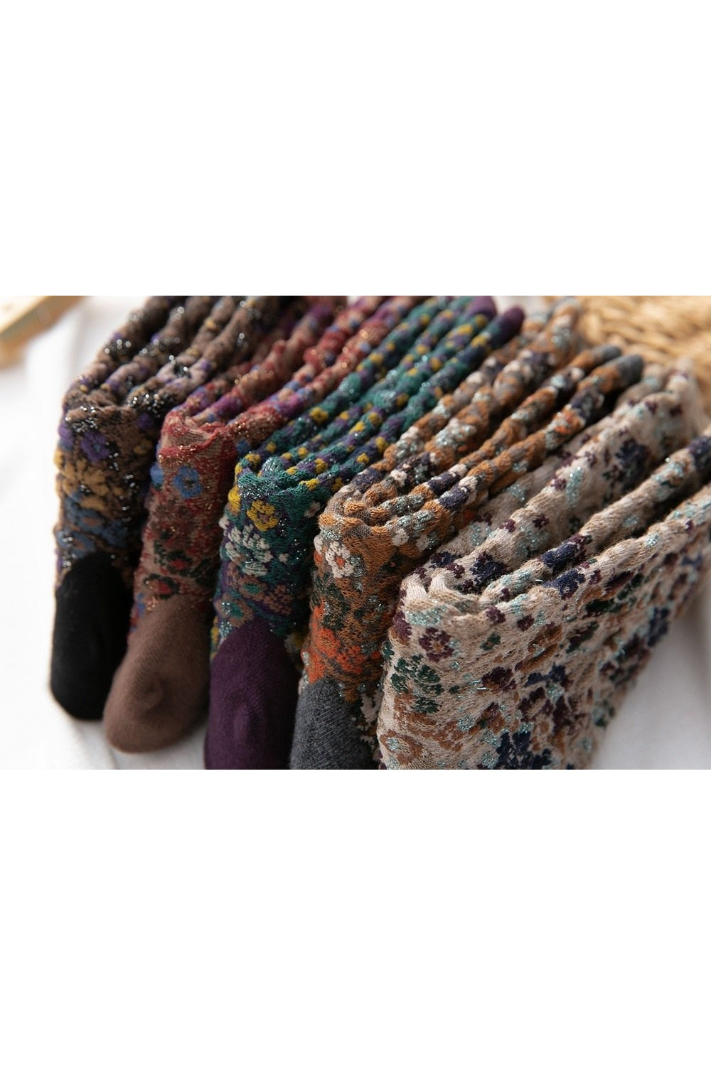 Y2k Retro Vintage Floral Socks