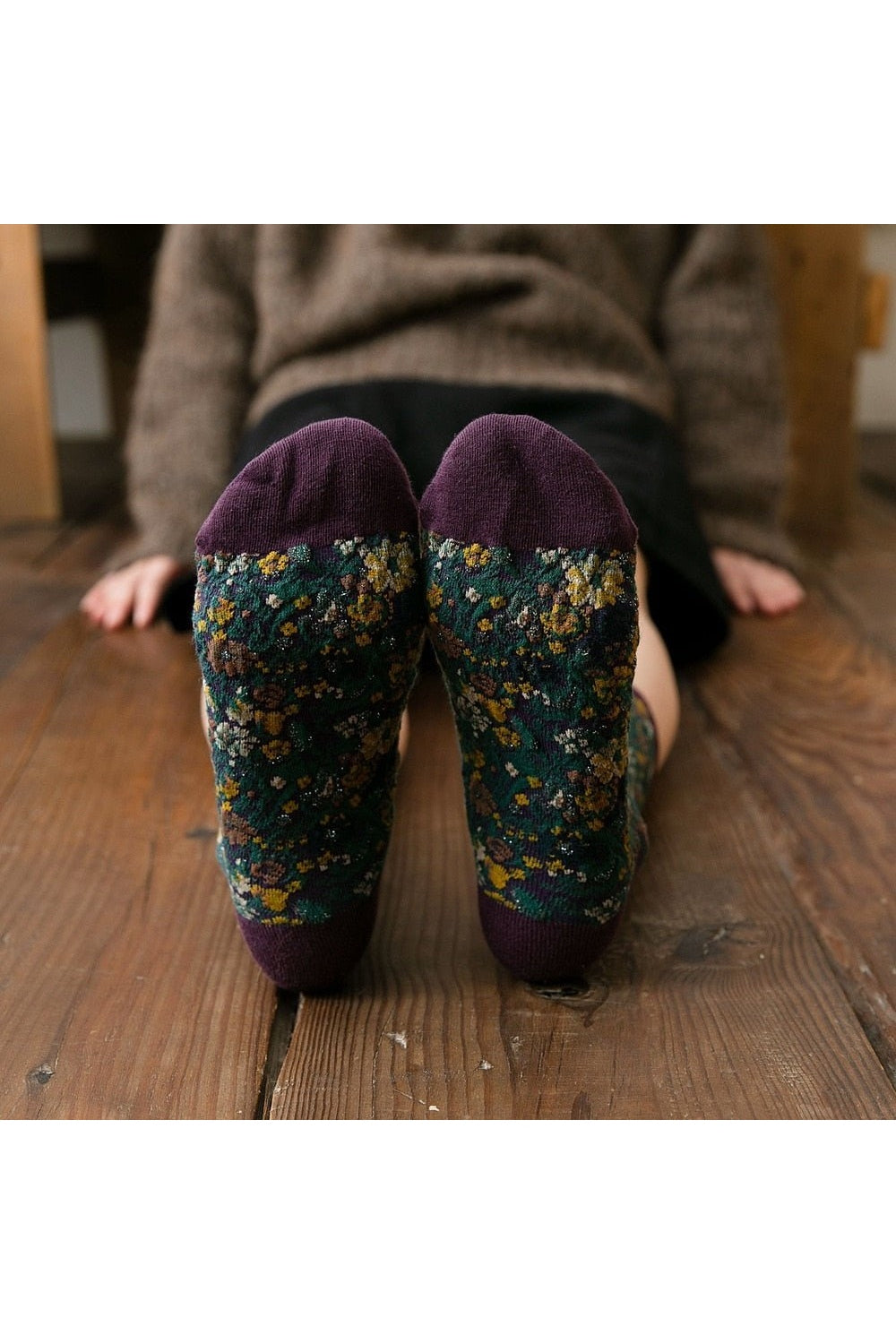 Y2k Retro Vintage Floral Socks