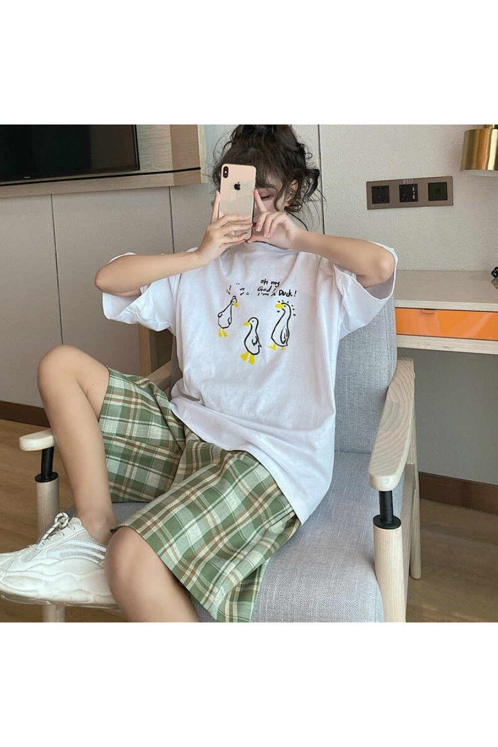 Y2k Retrocore Plaid Shorts