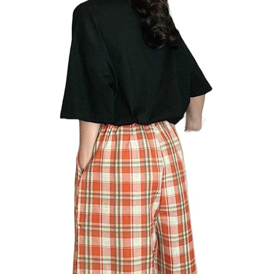 Y2k Retrocore Plaid Shorts