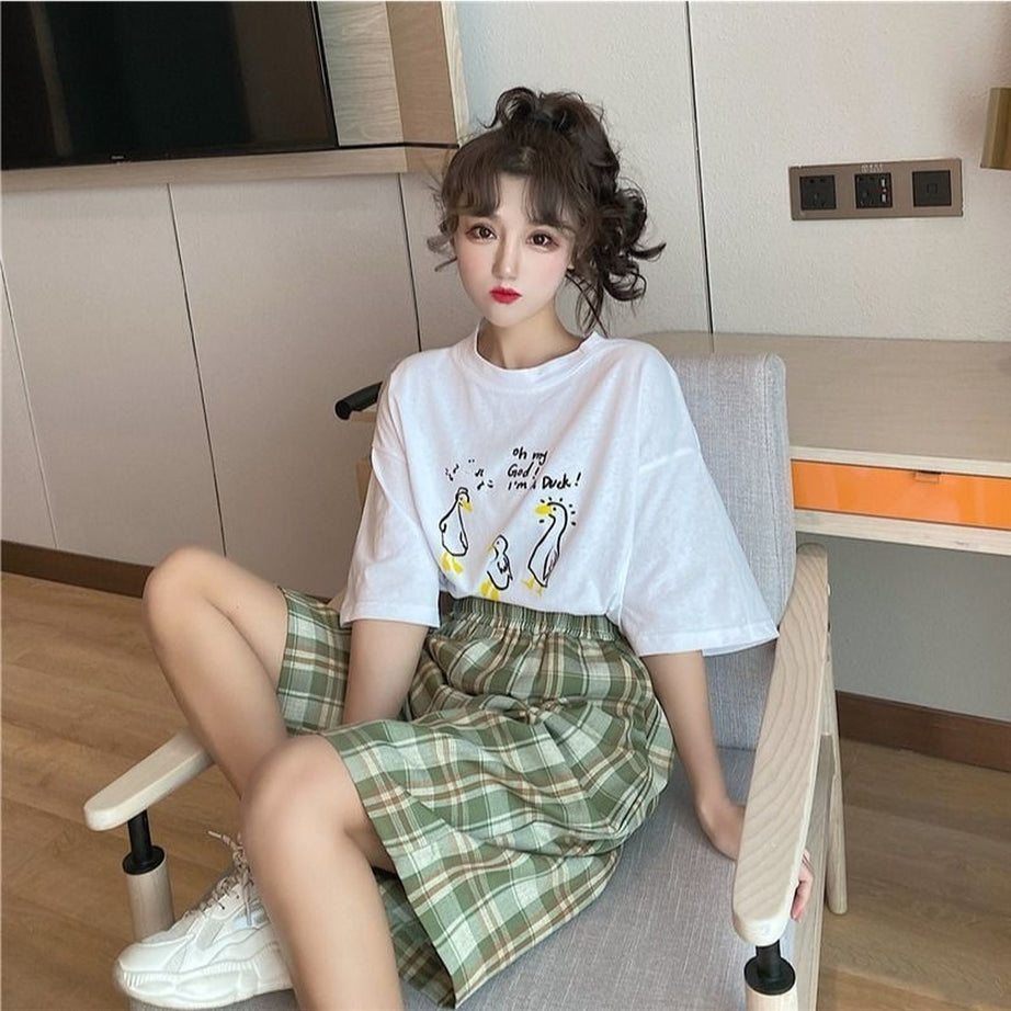 Y2k Retrocore Plaid Shorts