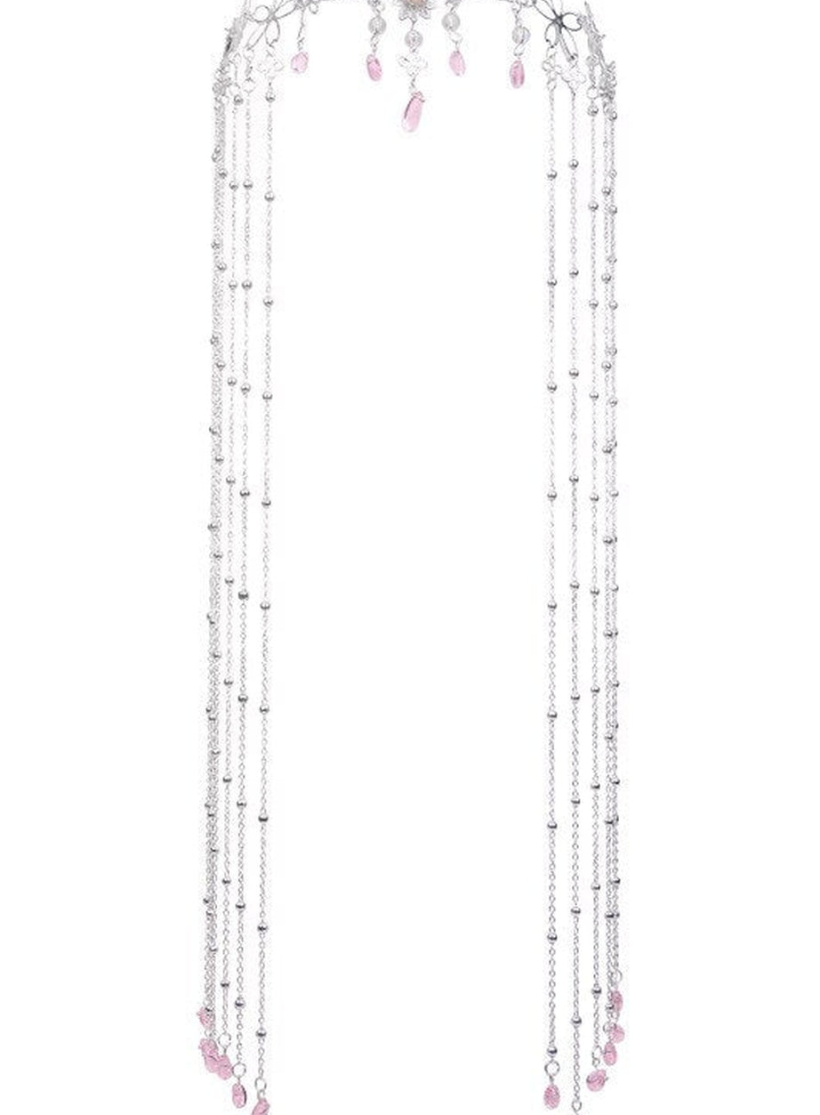 Y2k Rhinestone Chain Crown