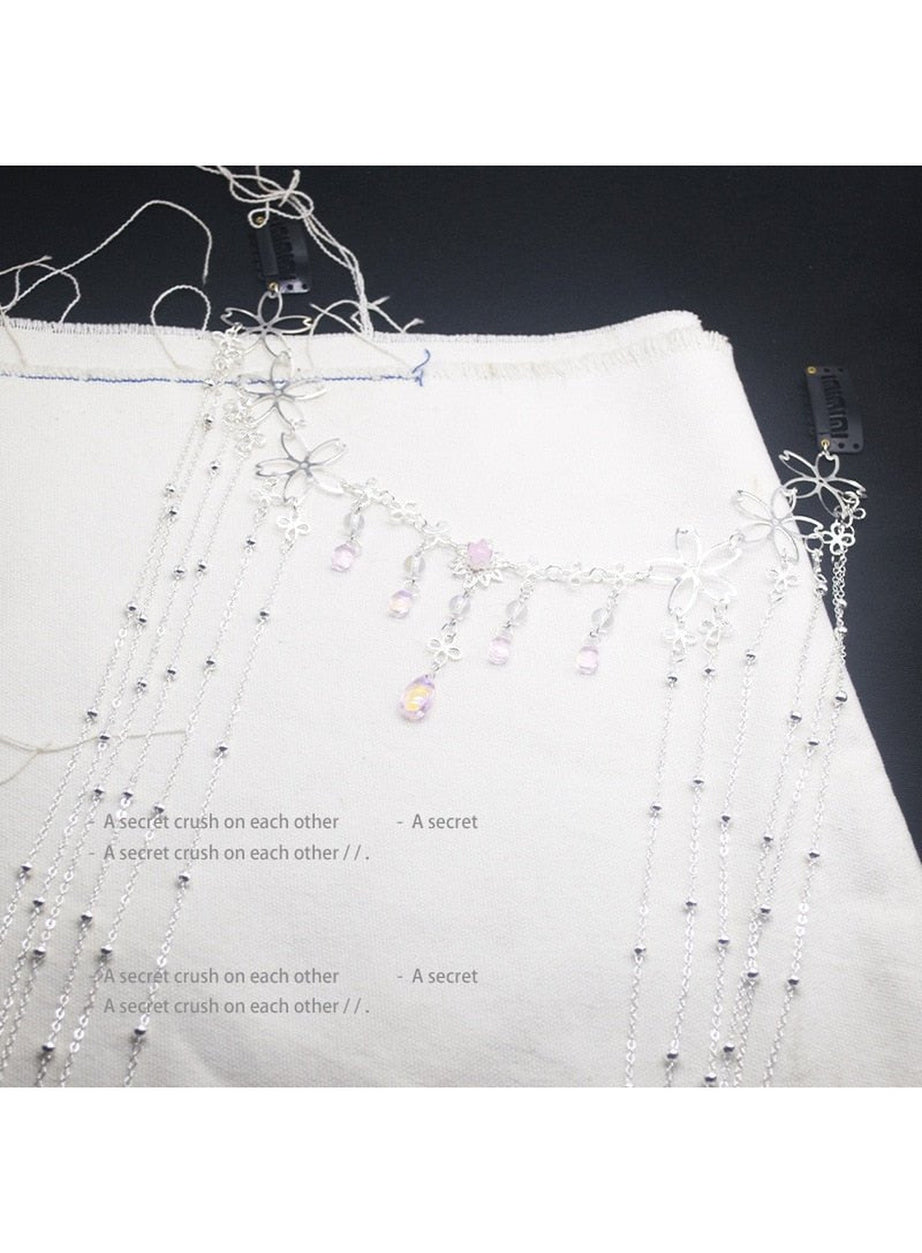 Y2k Rhinestone Chain Crown