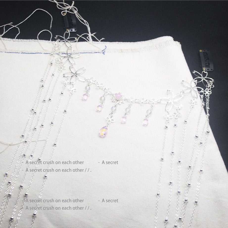 Y2k Rhinestone Chain Crown