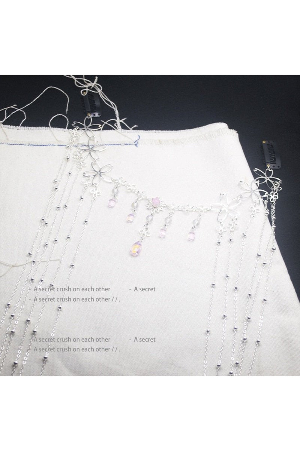 Y2k Rhinestone Chain Crown