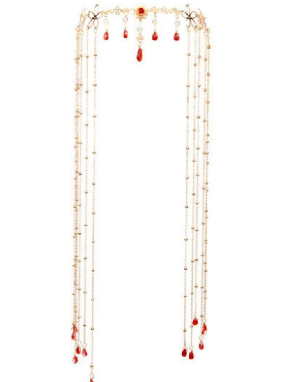 Y2k Rhinestone Chain Crown