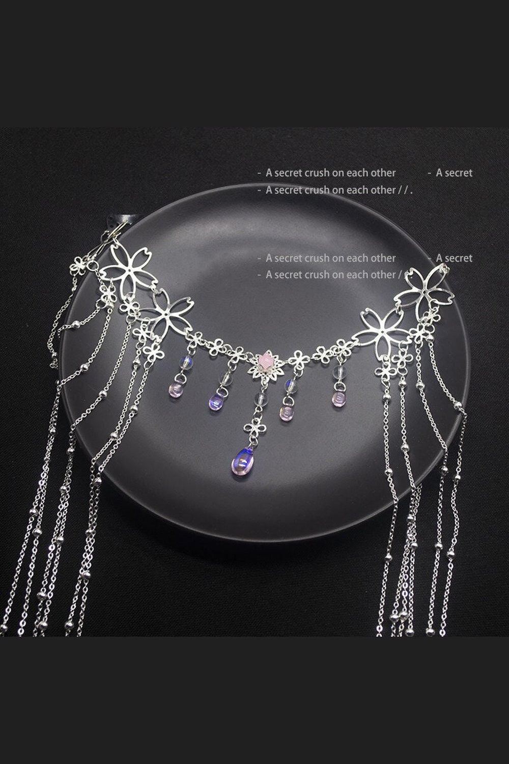 Y2k Rhinestone Chain Crown