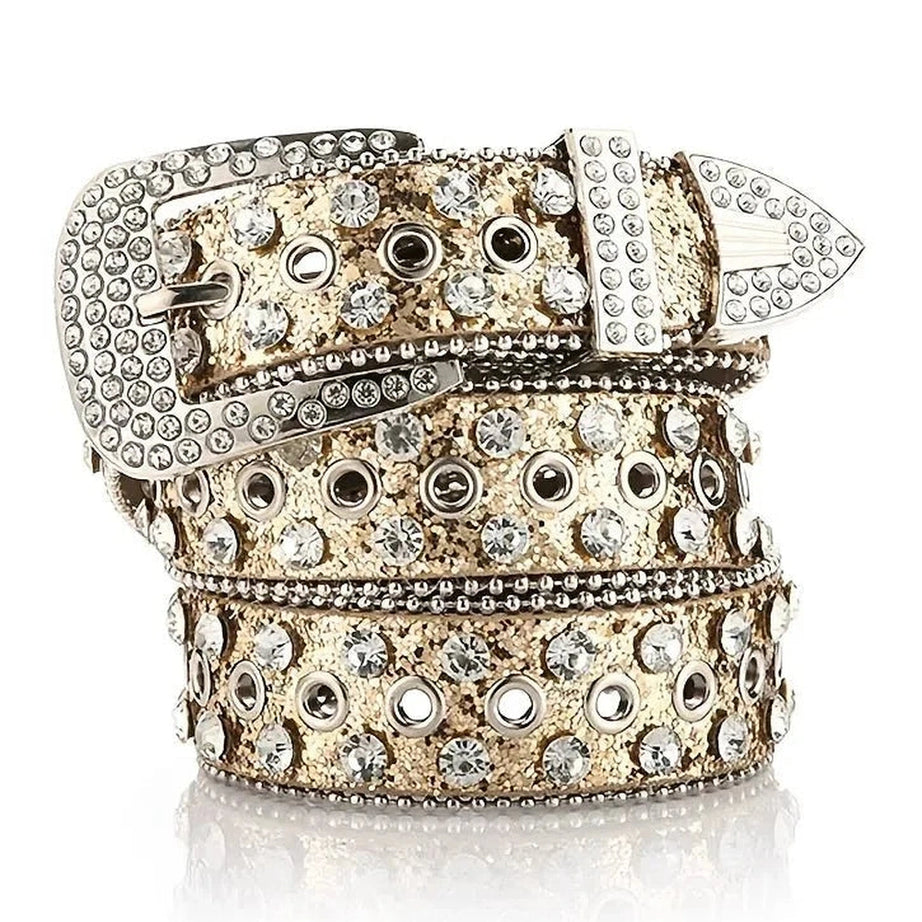 Y2k Rhinestone Studded Valentine's Day Belt