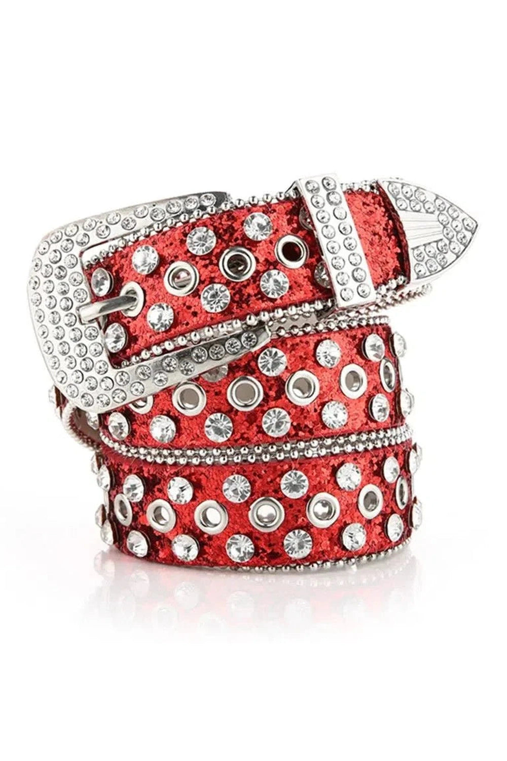 Y2k Rhinestone Studded Valentine's Day Belt
