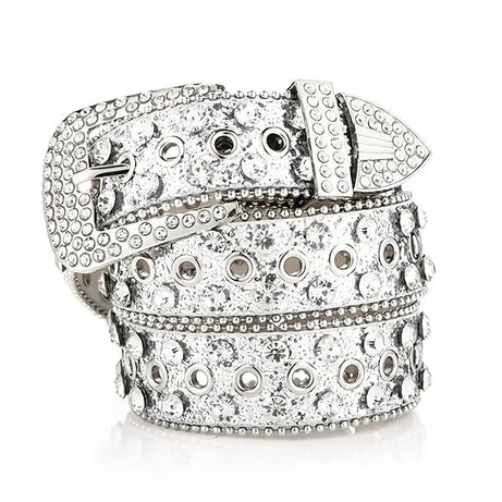 Rhinestone Studded Valentine's Day Belt -