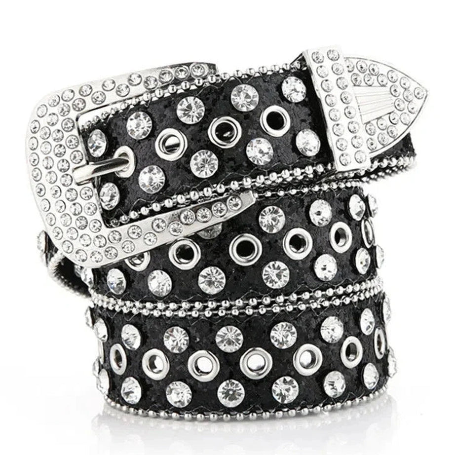 Y2k Rhinestone Studded Valentine's Day Belt