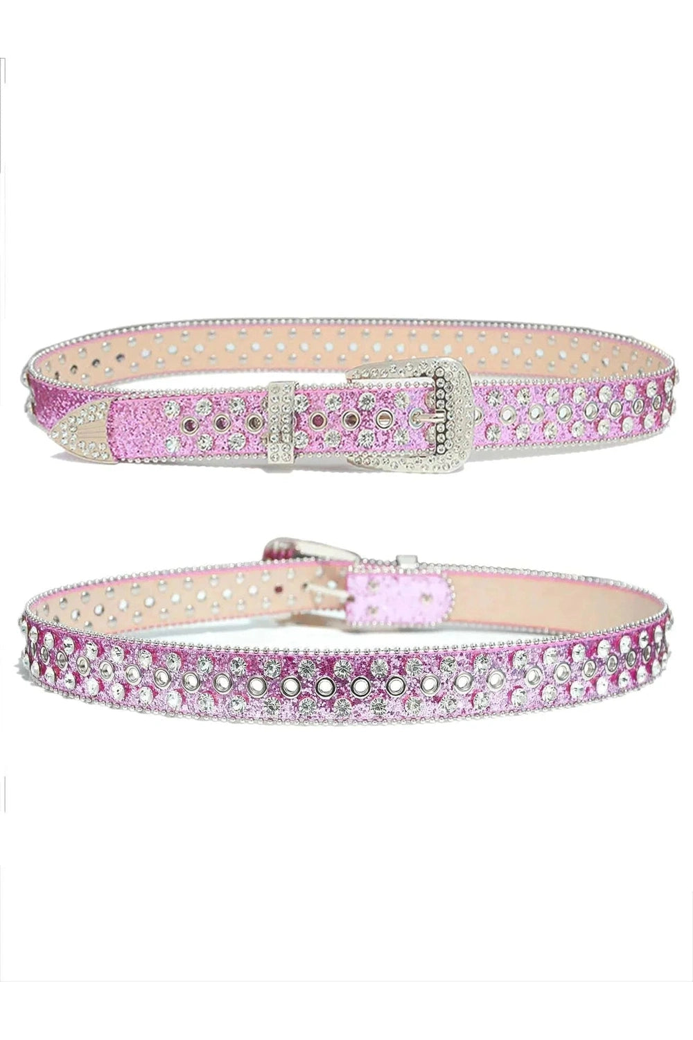Y2k Rhinestone Studded Valentine's Day Belt