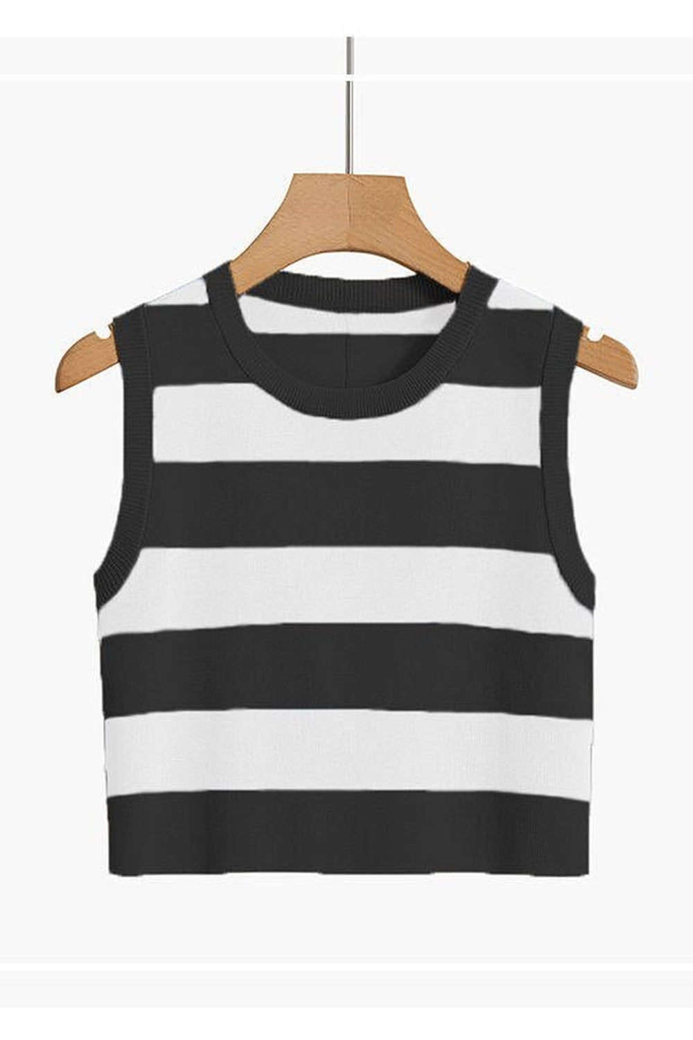 Y2k Rib-knit Stripe Tank Top
