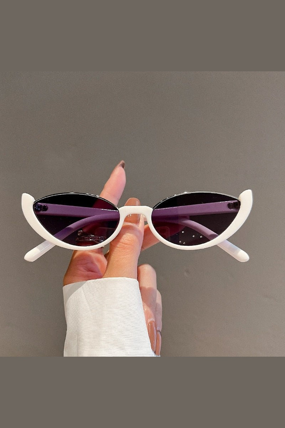 Y2k Rimless Cat Eye Sunglasses