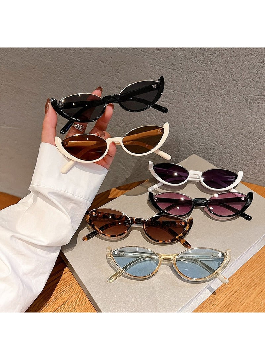 Y2k Rimless Cat Eye Sunglasses