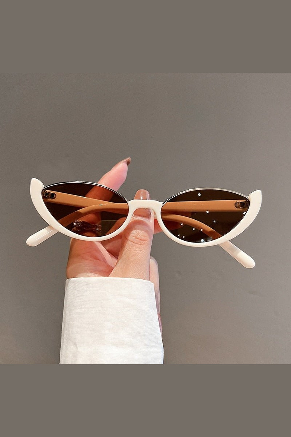 Y2k Rimless Cat Eye Sunglasses