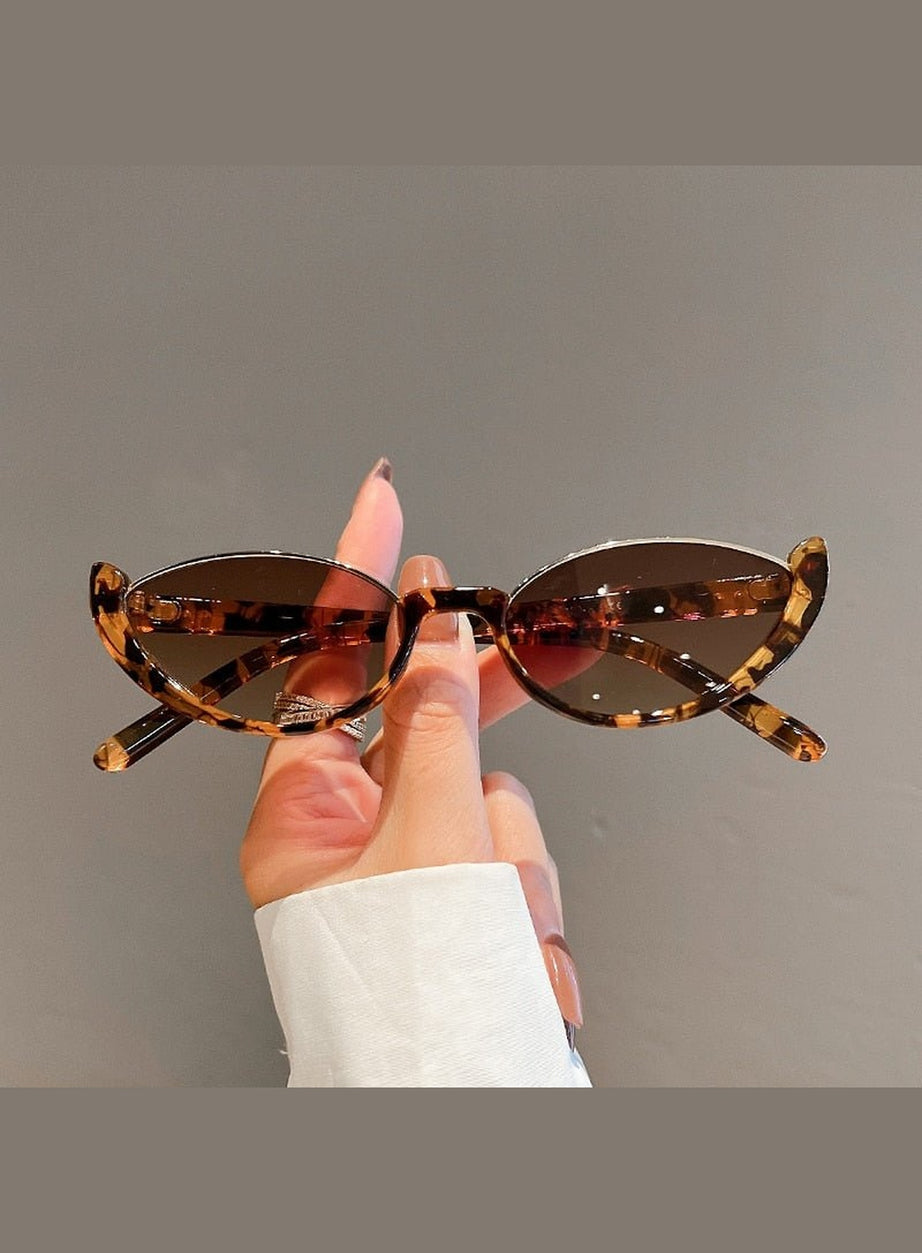 Y2k Rimless Cat Eye Sunglasses