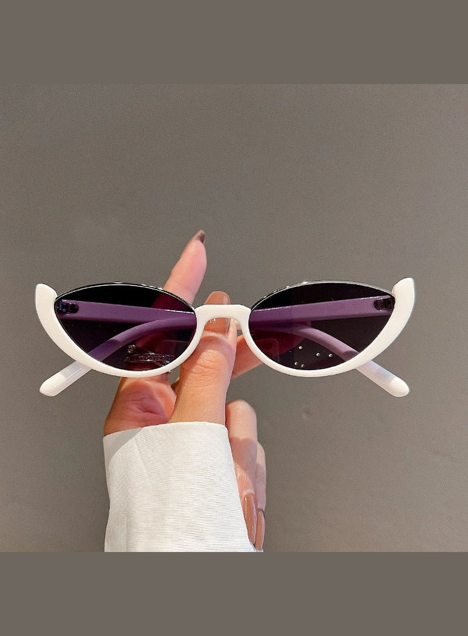 Y2k Rimless Cat Eye Sunglasses