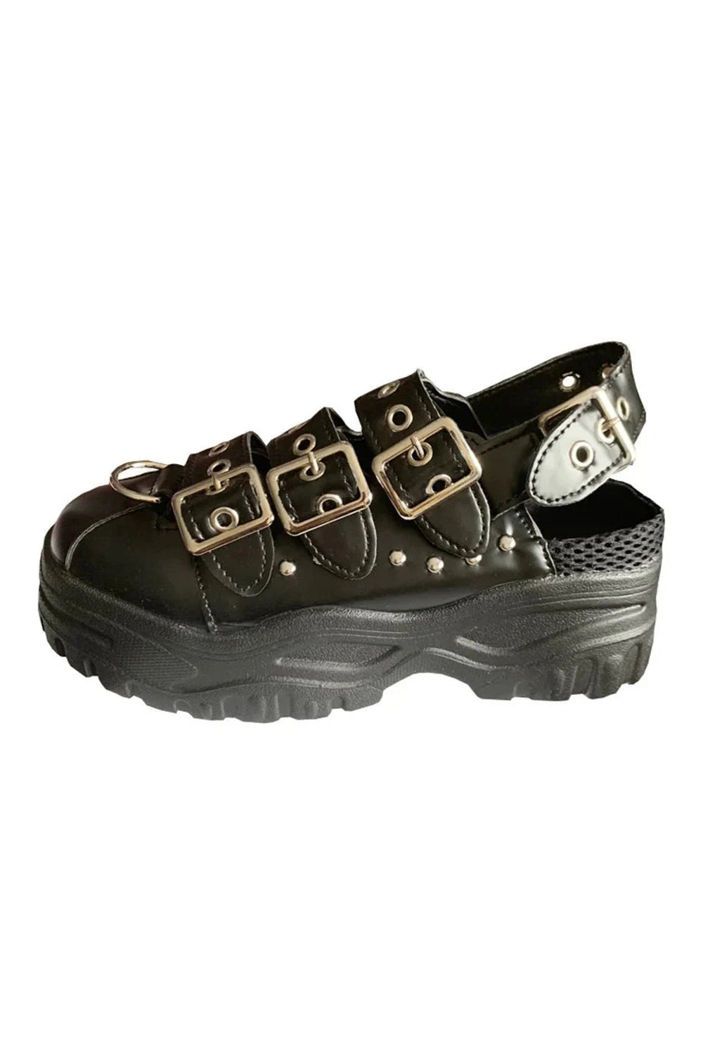 Y2k Rivet Metal Gothic Sandals