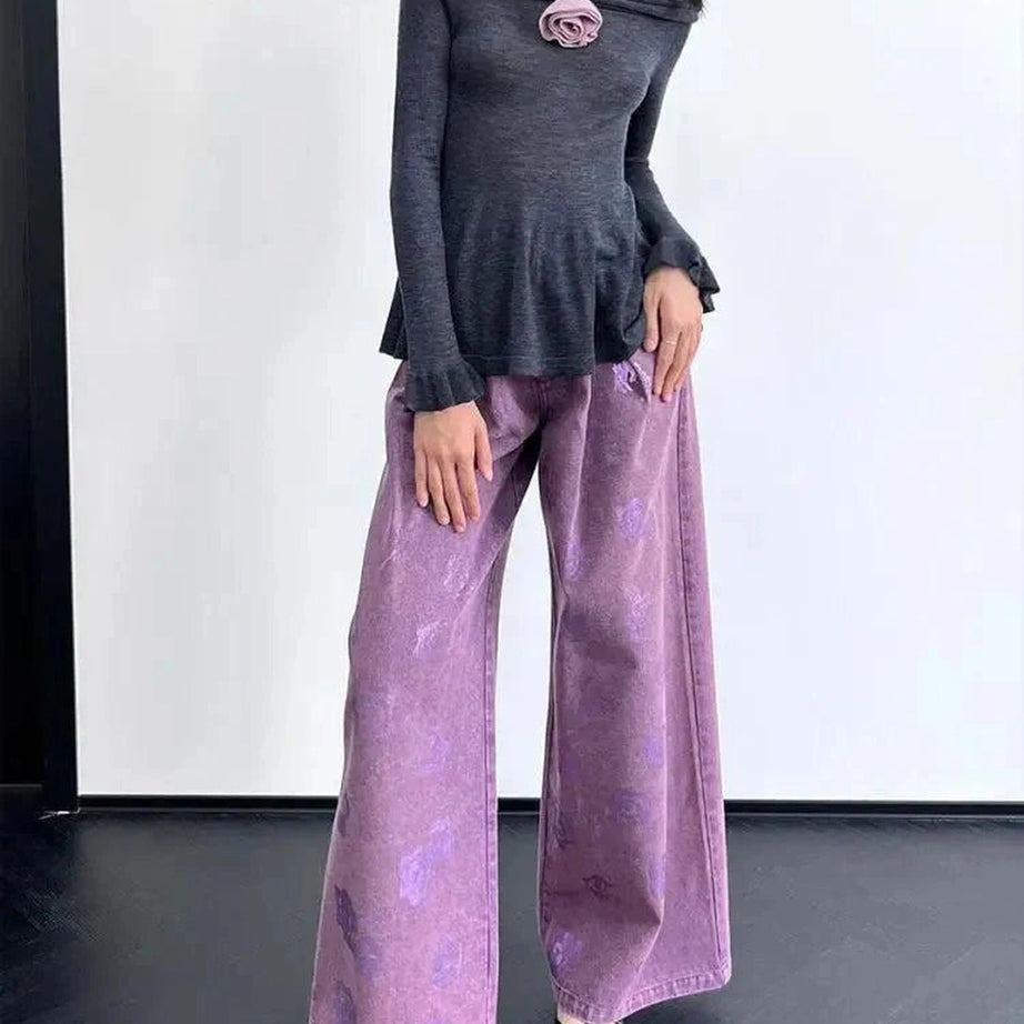 Y2k Romantic Ruffled Long Sleeve Top