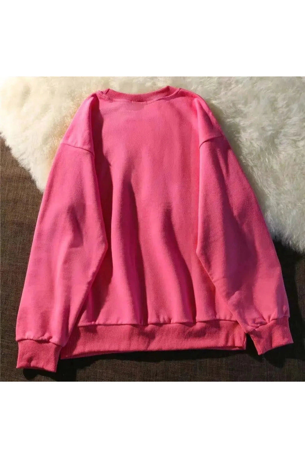 Y2k Rose Red Cartoon Sweatshirt