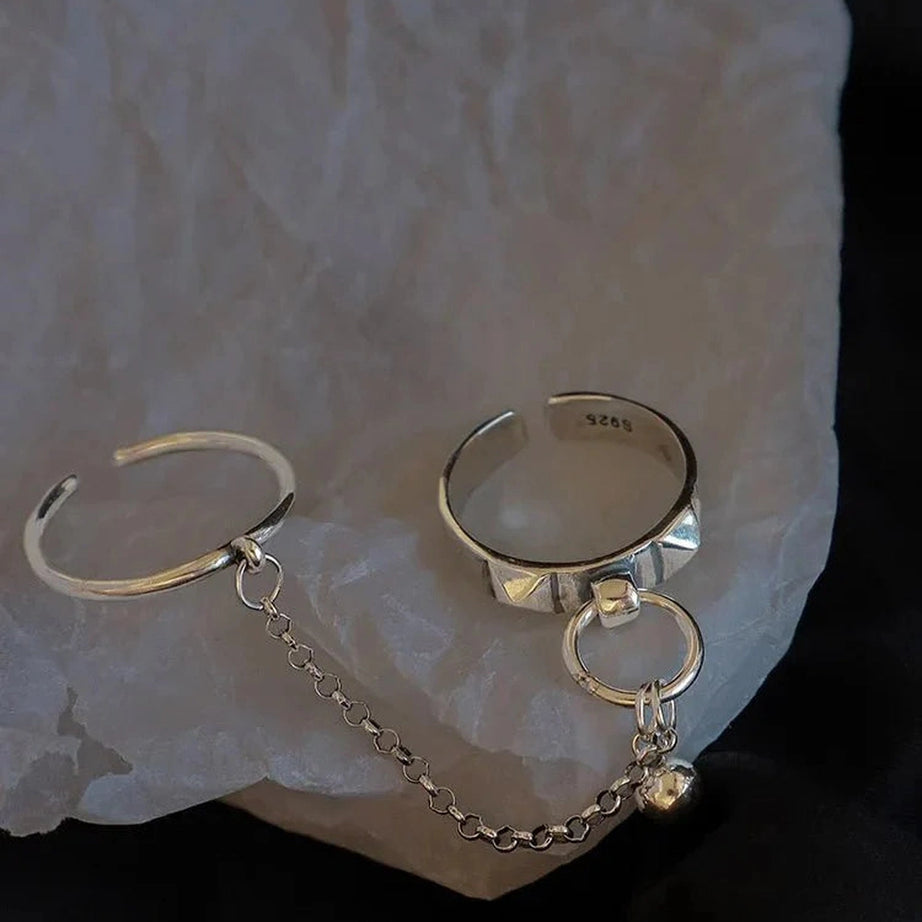 Y2k Round Geometric Ring