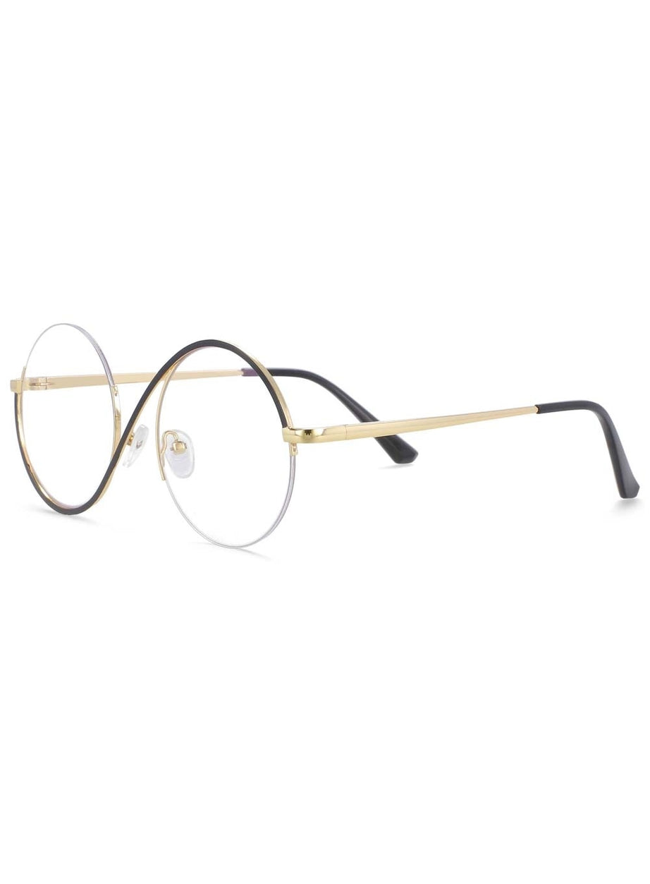 Y2k Round Metal Glasses