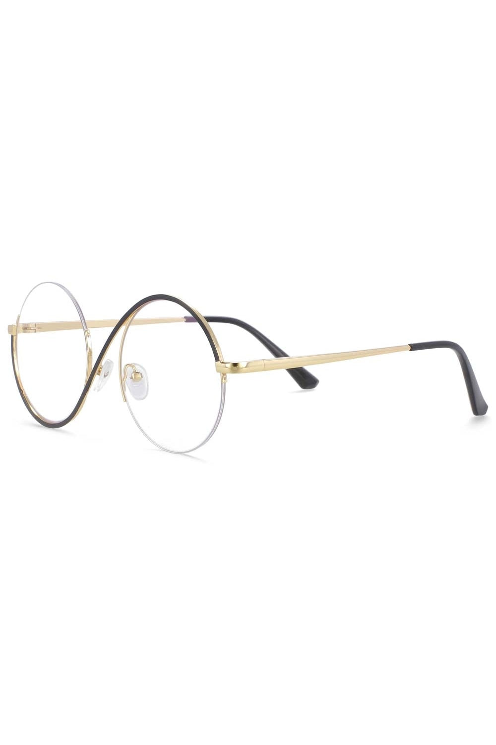 Y2k Round Metal Glasses