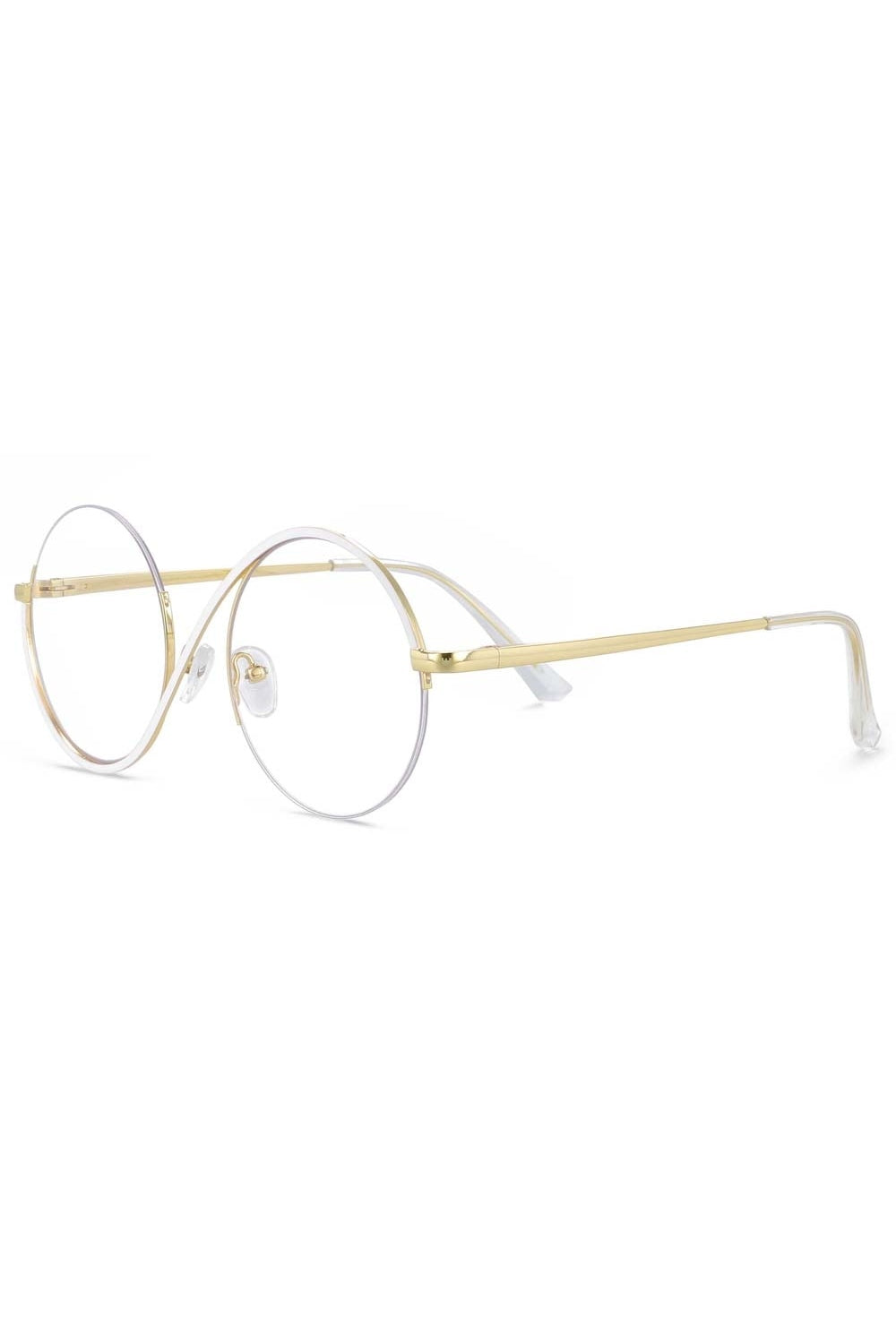 Y2k Round Metal Glasses