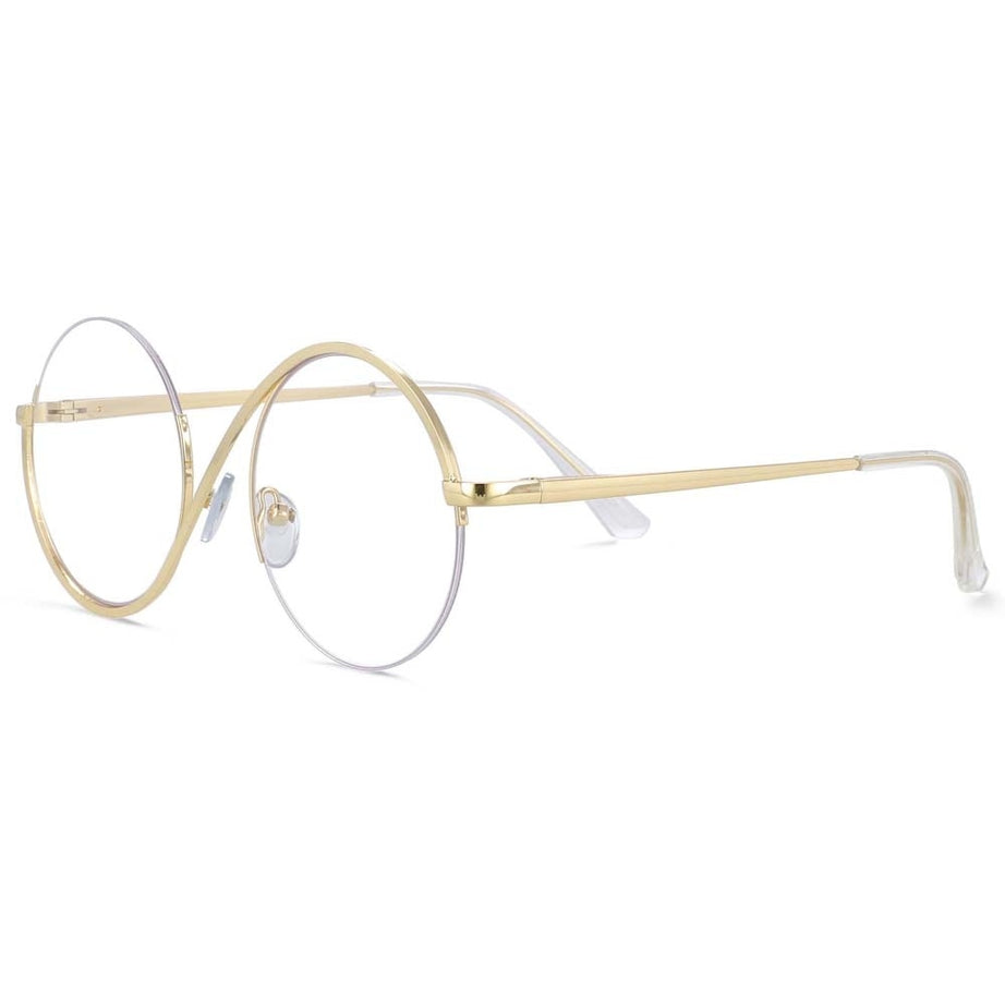 Y2k Round Metal Glasses