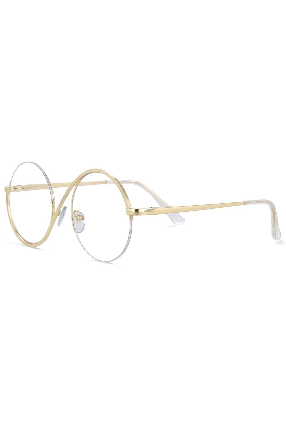 Y2k Round Metal Glasses