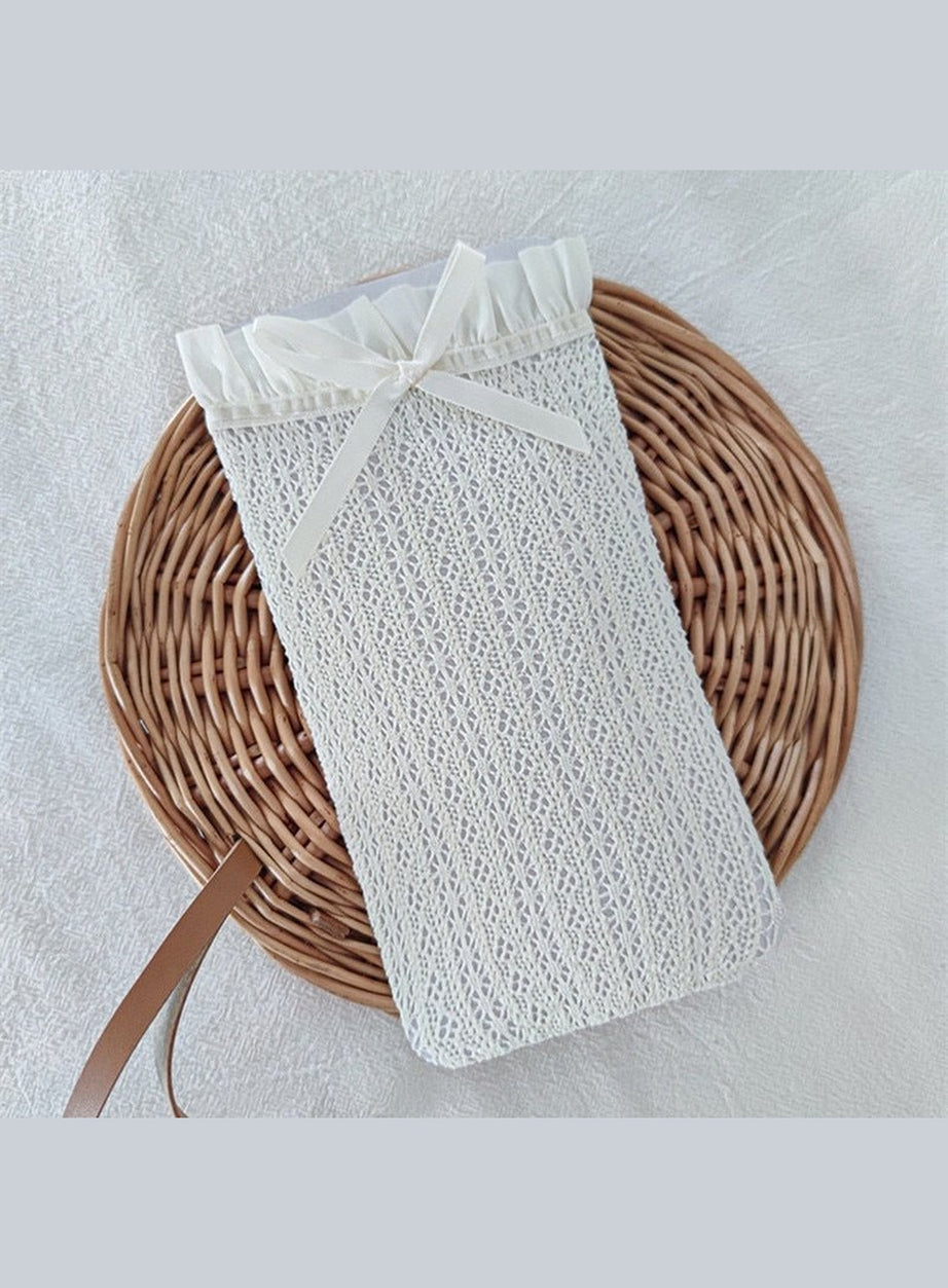 Y2k Ruffle Knee High Socks