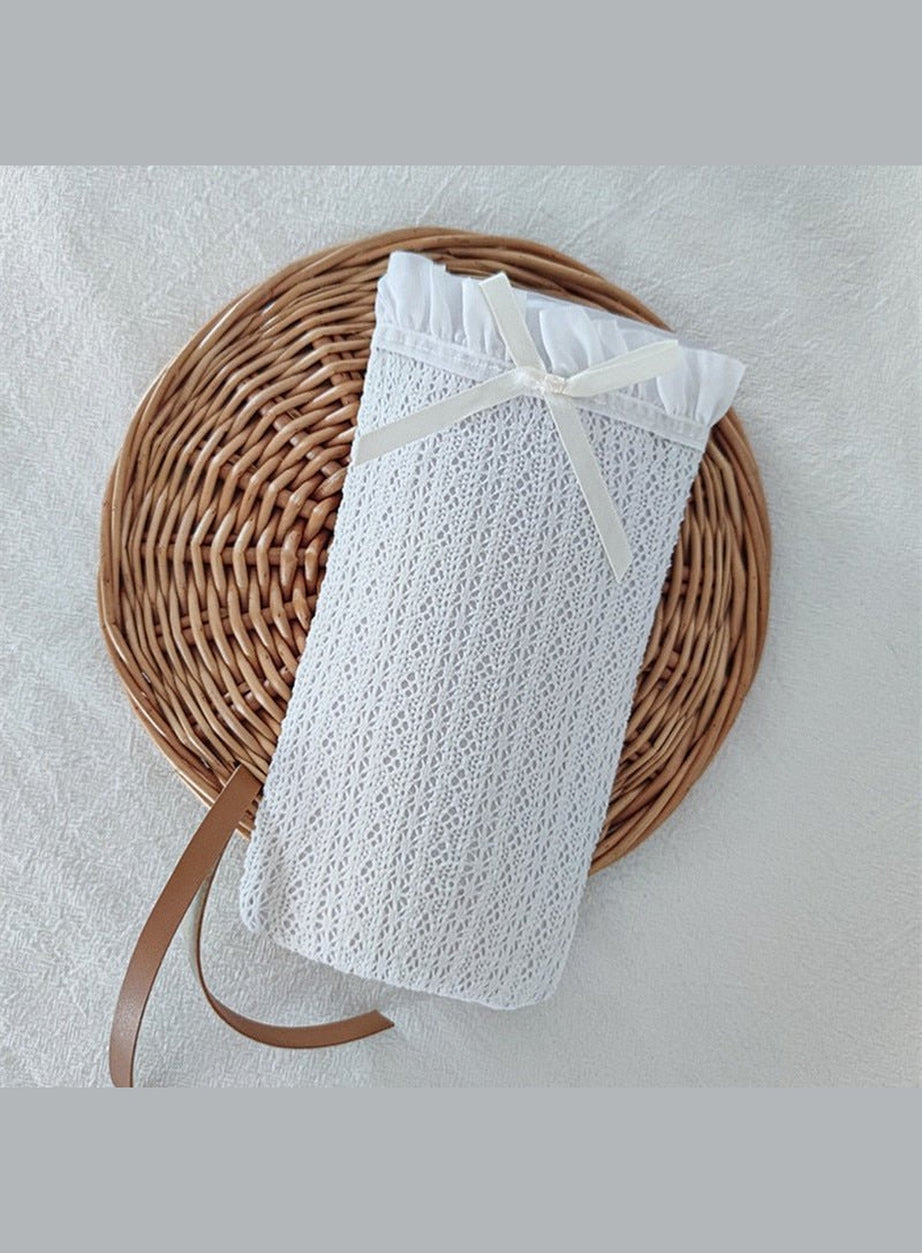 Y2k Ruffle Knee High Socks