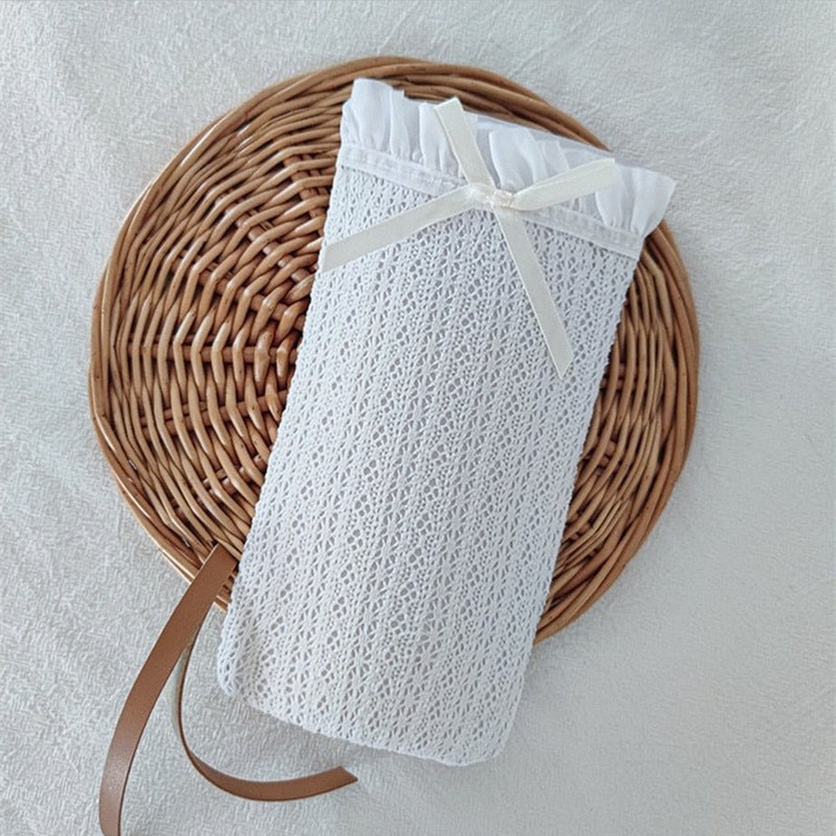 Y2k Ruffle Knee High Socks