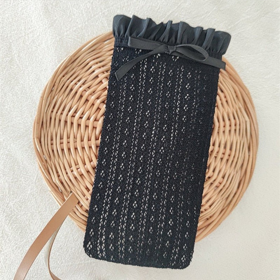 Y2k Ruffle Knee High Socks