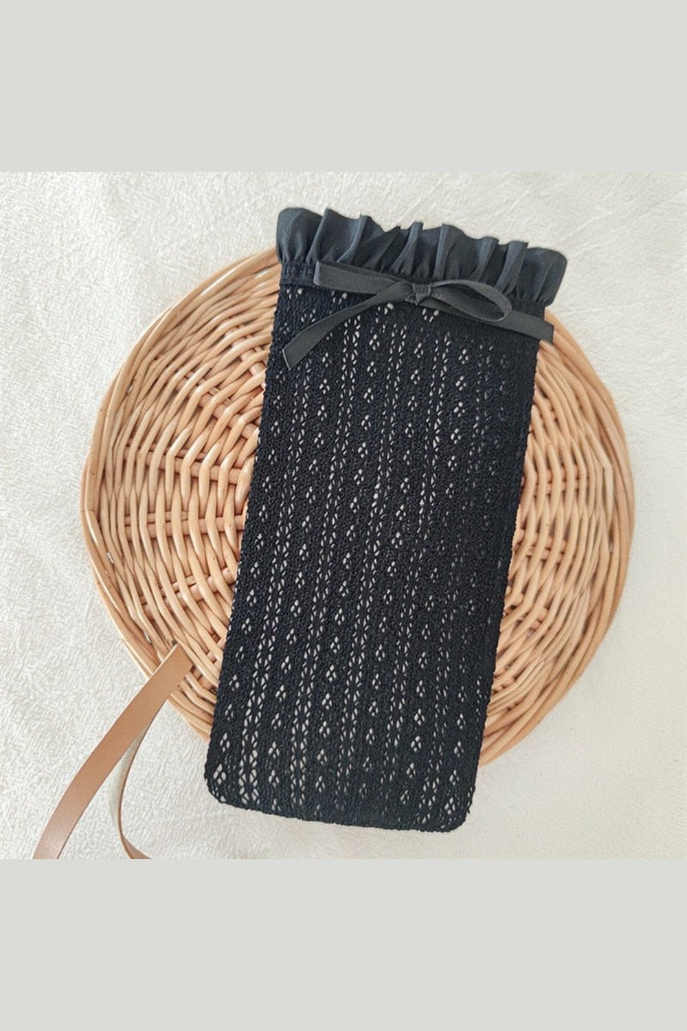 Y2k Ruffle Knee High Socks