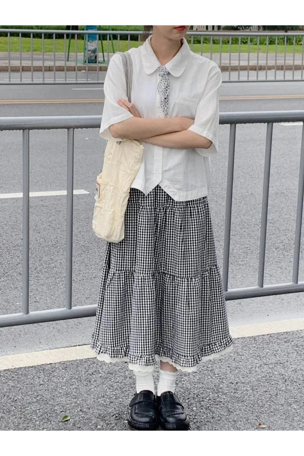 Y2k Ruffled Floral Lolita Long Skirt