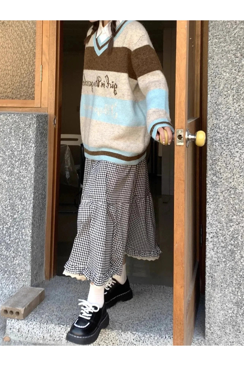 Y2k Ruffled Floral Lolita Long Skirt