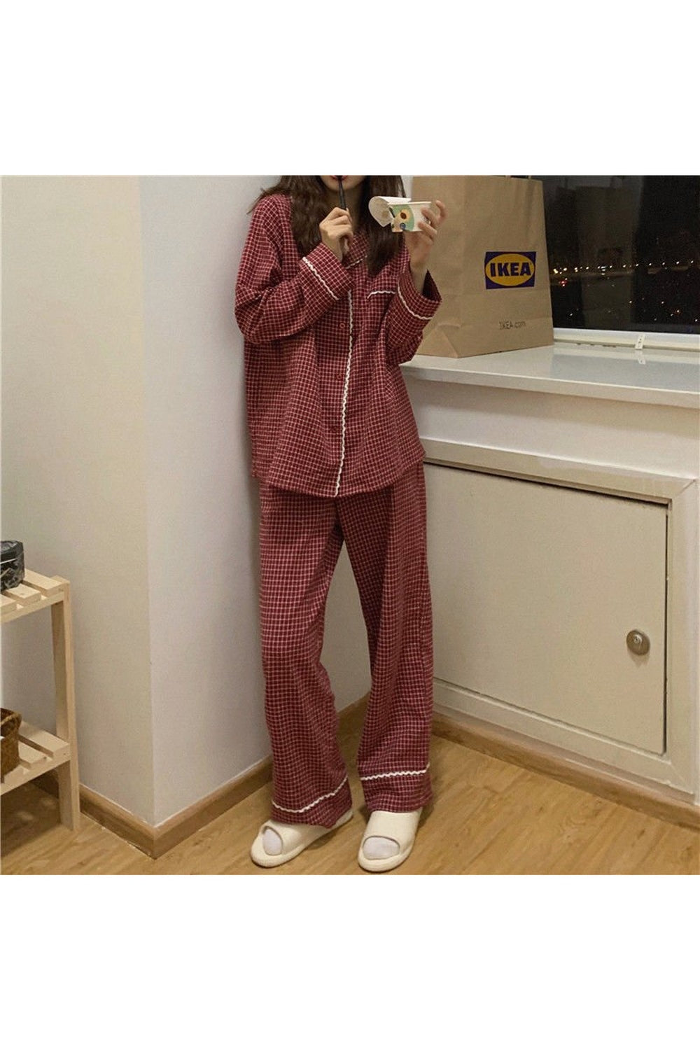 Y2k Ruffles Cozy Pajama