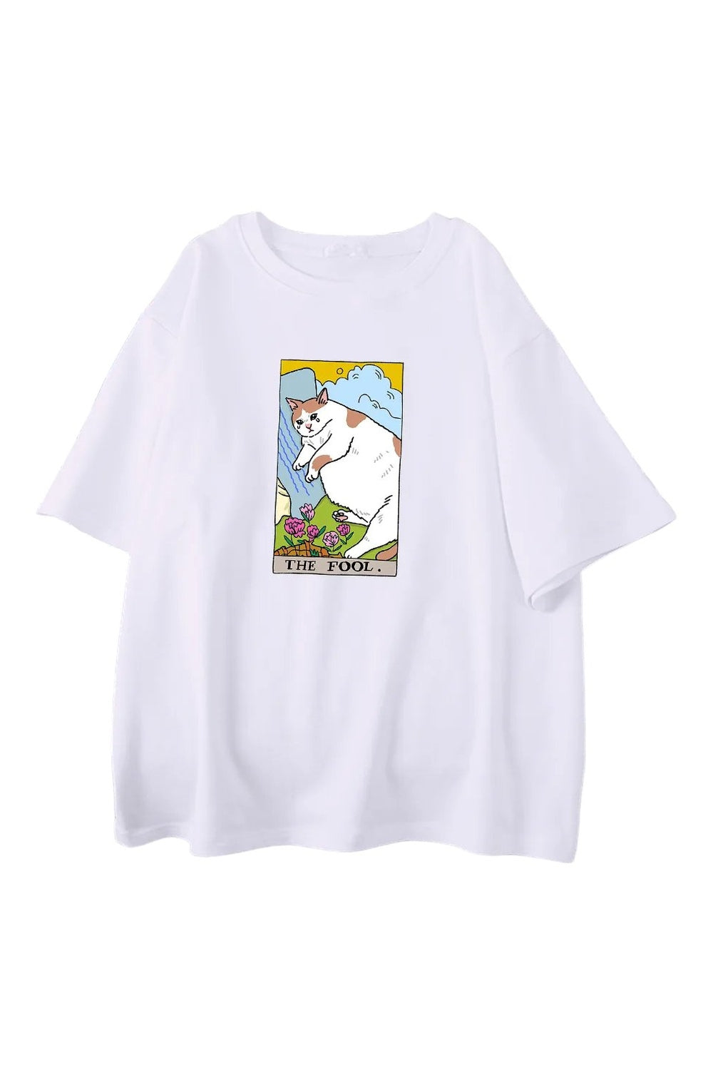 Y2k Sad Cat Meme Vintage T-Shirt