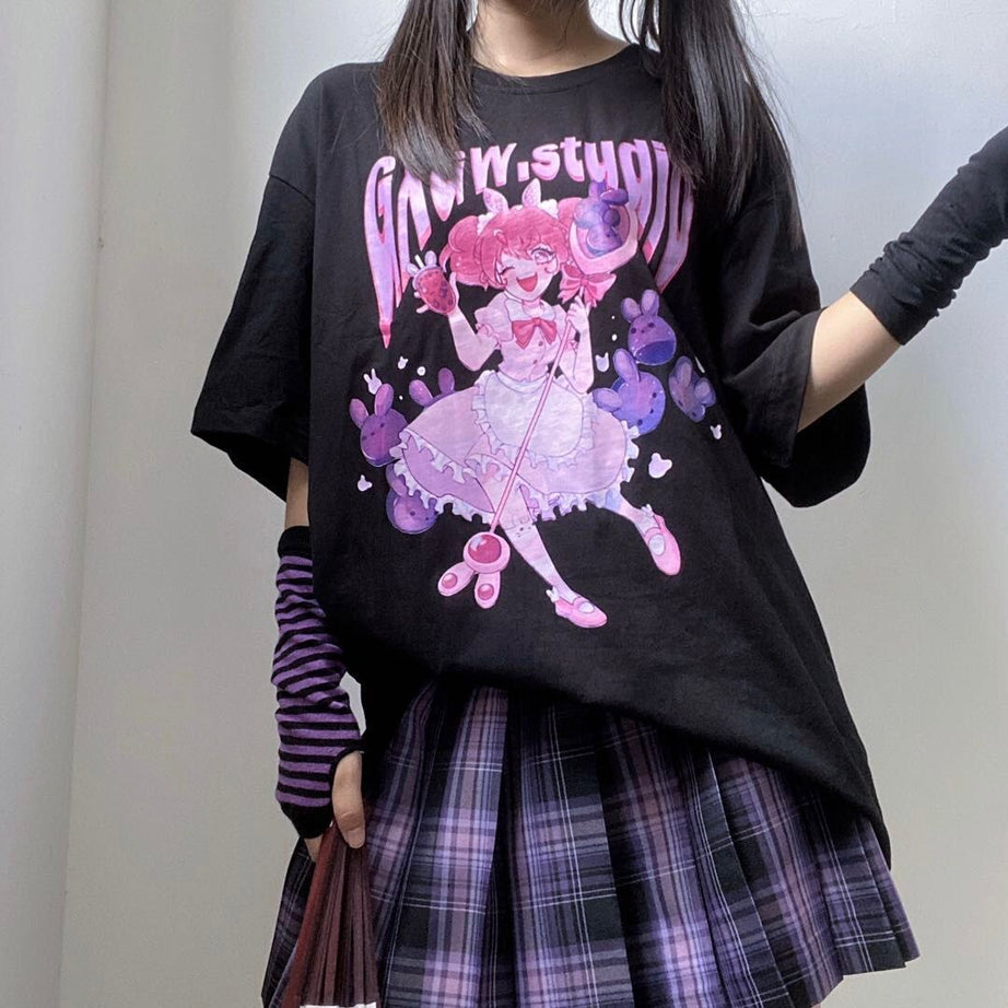 Y2k Sailor Moon Kawaii Short Sleeve T Shirt