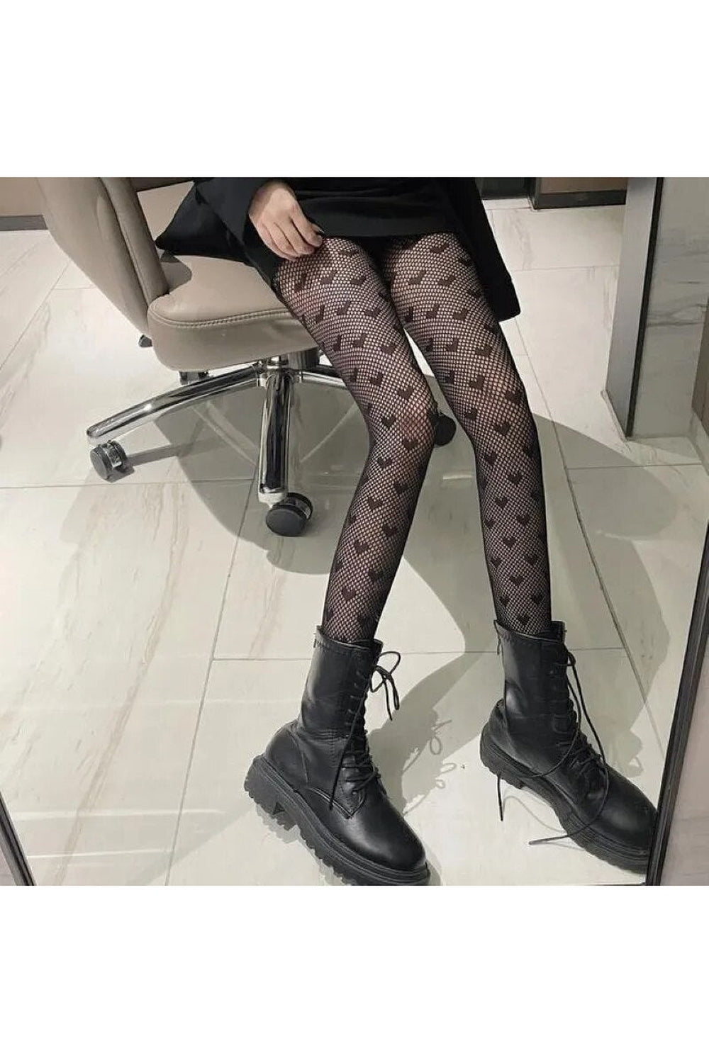 Y2k Sexy Patterned Fishnet Tights