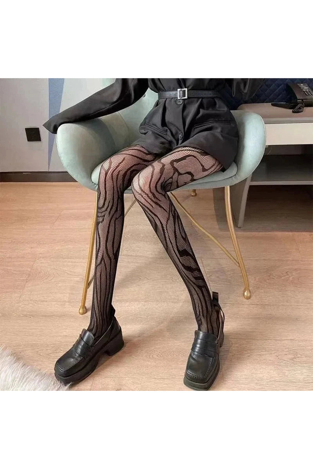 Y2k Sexy Patterned Fishnet Tights