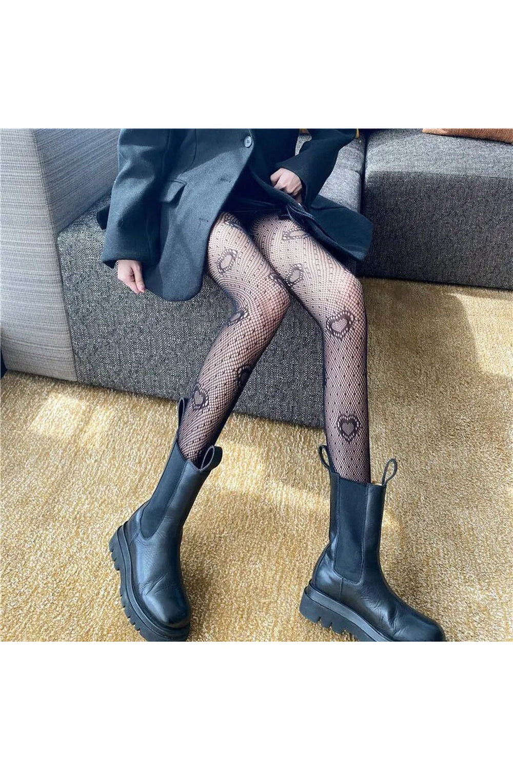 Y2k Sexy Patterned Fishnet Tights