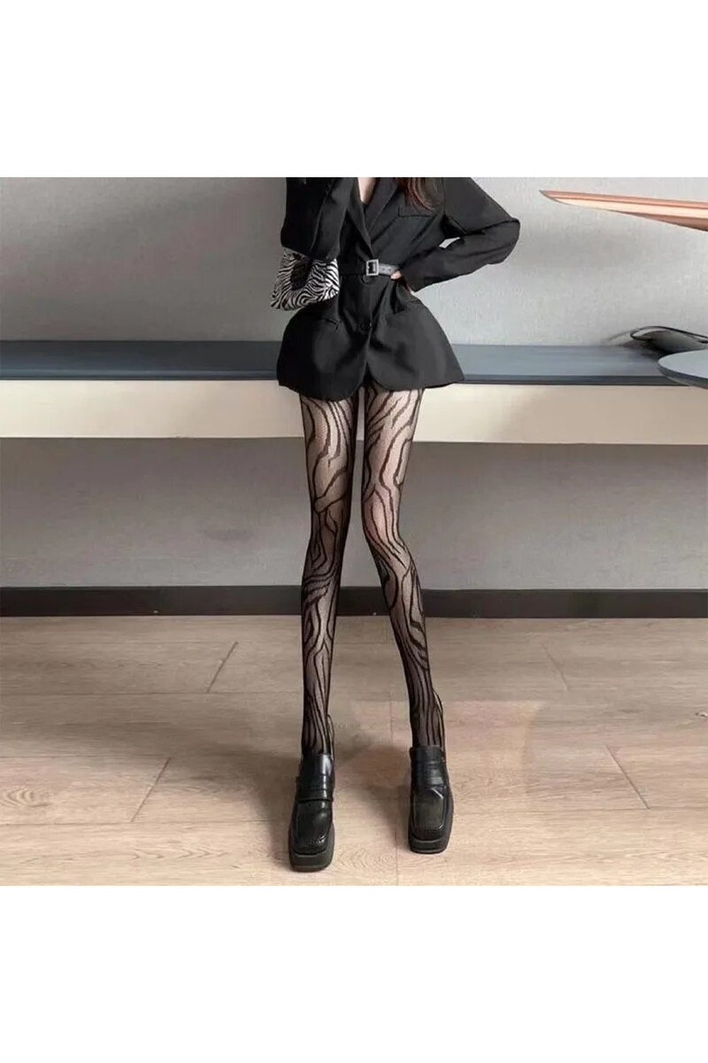 Y2k Sexy Patterned Fishnet Tights