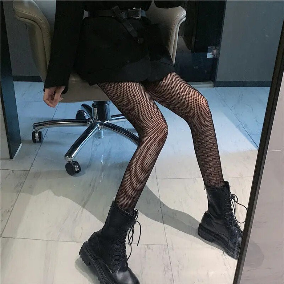 Y2k Sexy Patterned Fishnet Tights