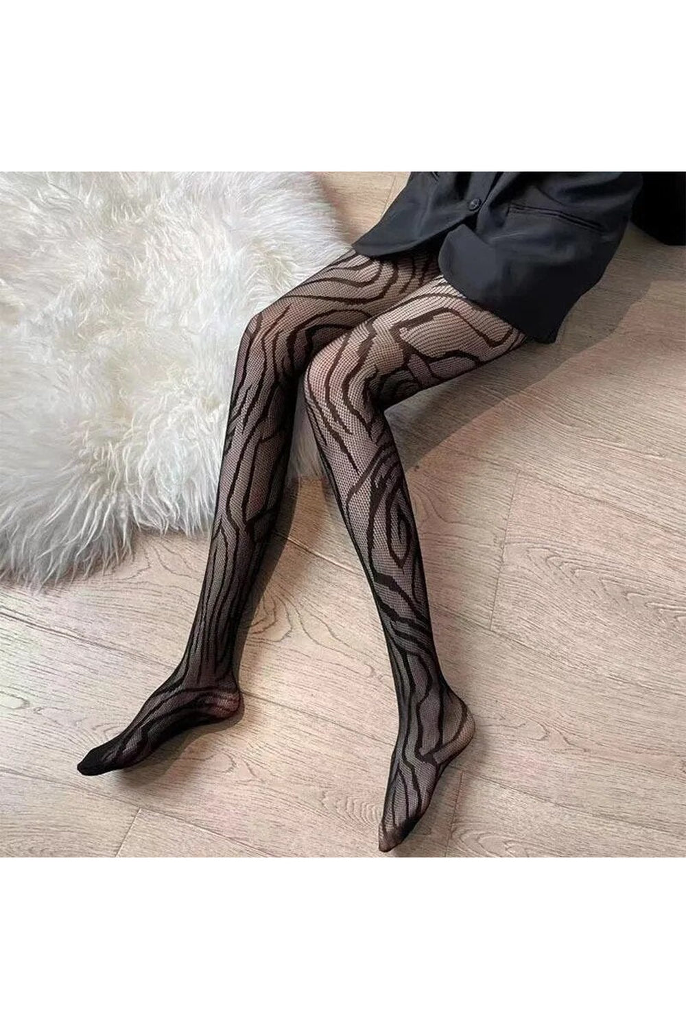 Y2k Sexy Patterned Fishnet Tights