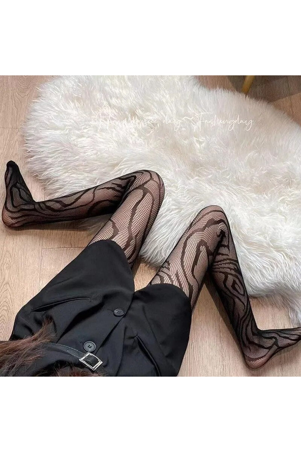 Y2k Sexy Patterned Fishnet Tights