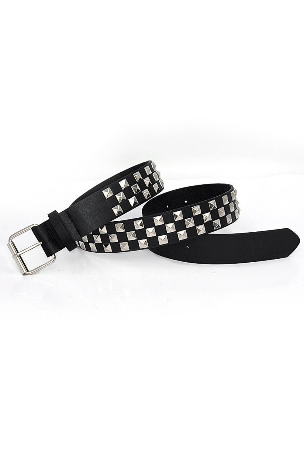 Y2k Shiny Pyramid Rivet Belt